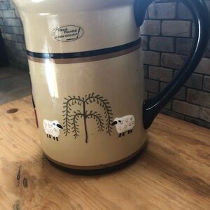 Primitive Decor Milk Jug Very Rare